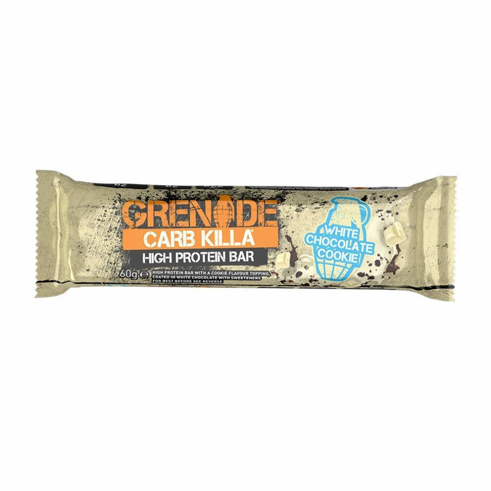 Grenade Carb Killa High Protein Bar 60g (White Chocolate Cookie)