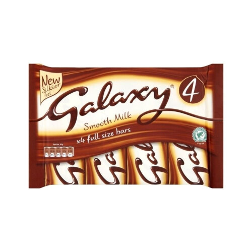 Galaxy Milk Chocolate Bar (4 x 42g)