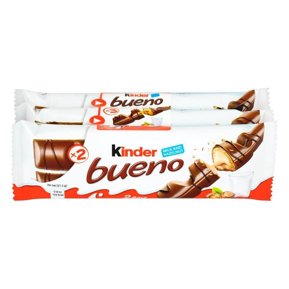 Kinder Bueno Pack Of 3 (43G X 3 Bars)