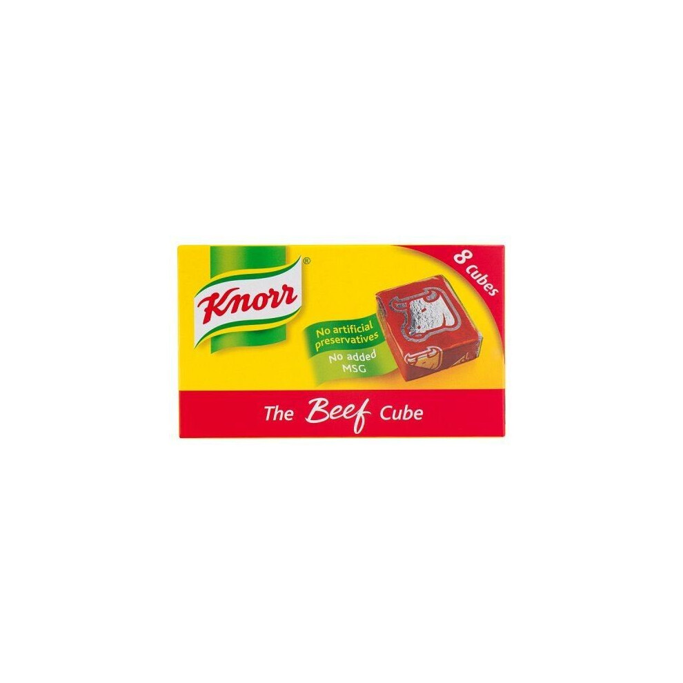 Knorr The Beef Cube Stock Cubes (8 X 10G) British