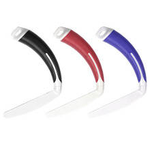 (Angled Knife, Red) Curved Cutlery - Light Weight Angled Adult Cutlery