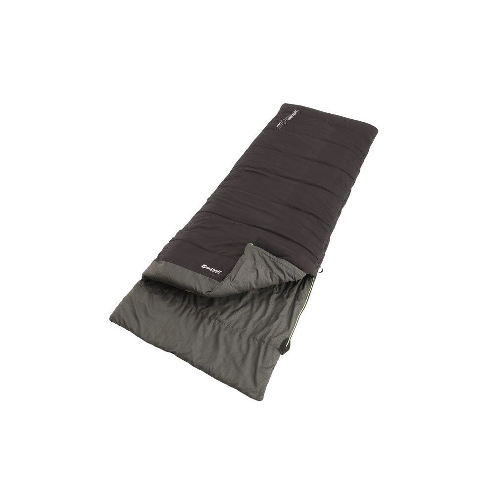Outwell Celebration Lux Single Sleeping Bag, 2 Season Black