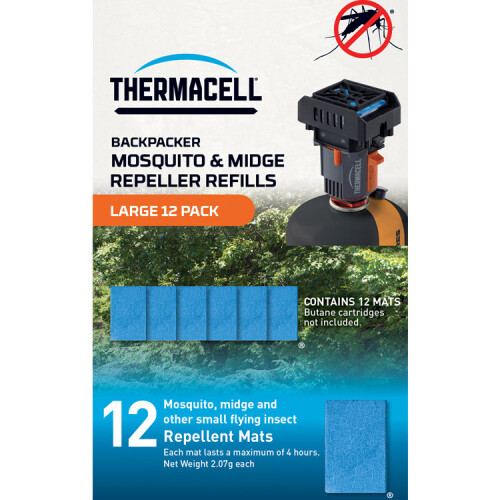 Thermacell Large Mosquito Repellent Mat Refill Pack (12 Mats)