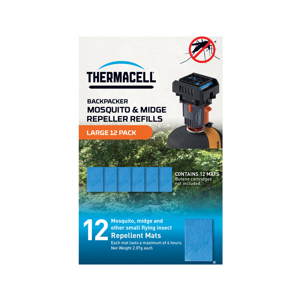 Thermacell Large Mosquito Repellent Mat Refill Pack (12 Mats)