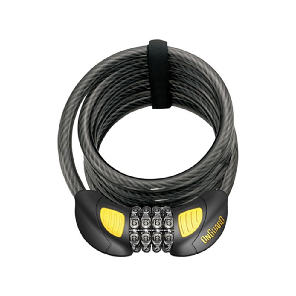 Onguard Glowing Doberman Coil Combination Lock 7290001281314