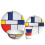 Leisurewize 16 Piece Melamine Tableware Dining Set, De Stijl 1