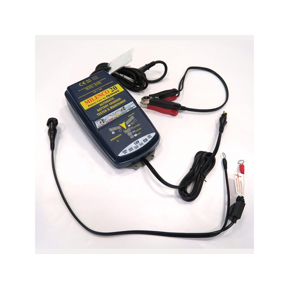 Milenco 20 By Optimate Battery Charger / Maintainer 5060101835524