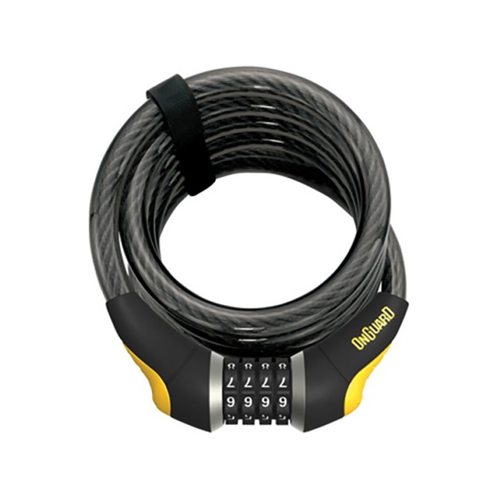 Onguard Doberman Coil Combination Lock - 15Mm