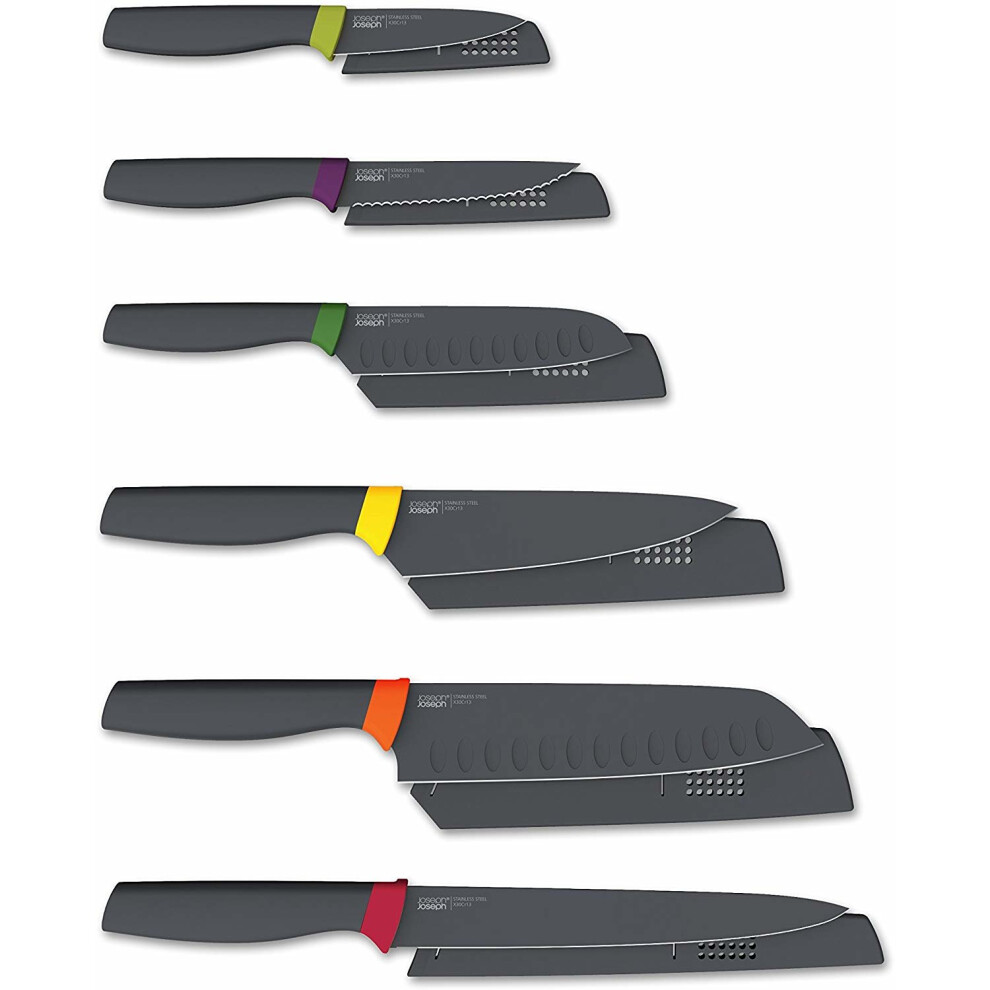 Joseph Joseph Elevate Knives, 6-Piece Set - Multi-Colour