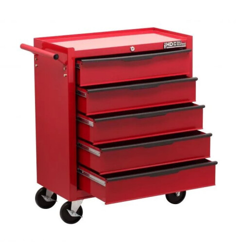 Hilka HILKA 5 DRAWER TOOL STORAGE CHEST TROLLEY ROLL CABINET CART