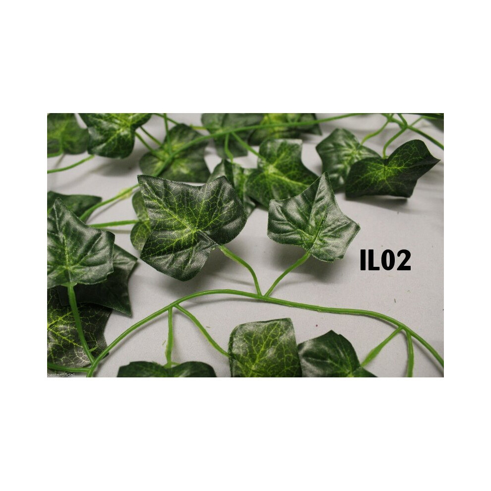 Best Artificial ( English - Il02, 12 Garland's) 7Ft 210Cm Ivy Garlands Dark