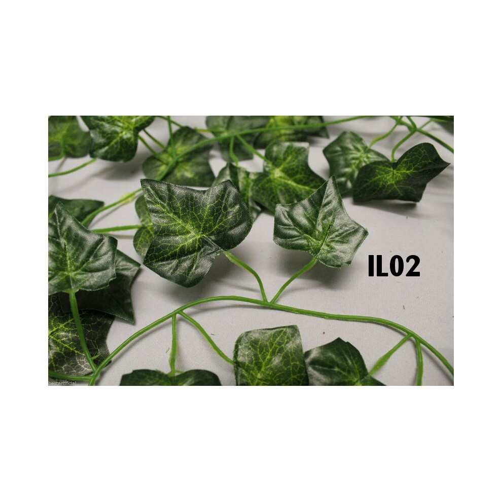 (1 Dark English Ivy Garland - IL02) Best Artificial 7ft 210cm Ivy Garlands