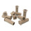 10 x Buff Round Drill Weep Vents Cavity Rendered, Retaining Walls 1