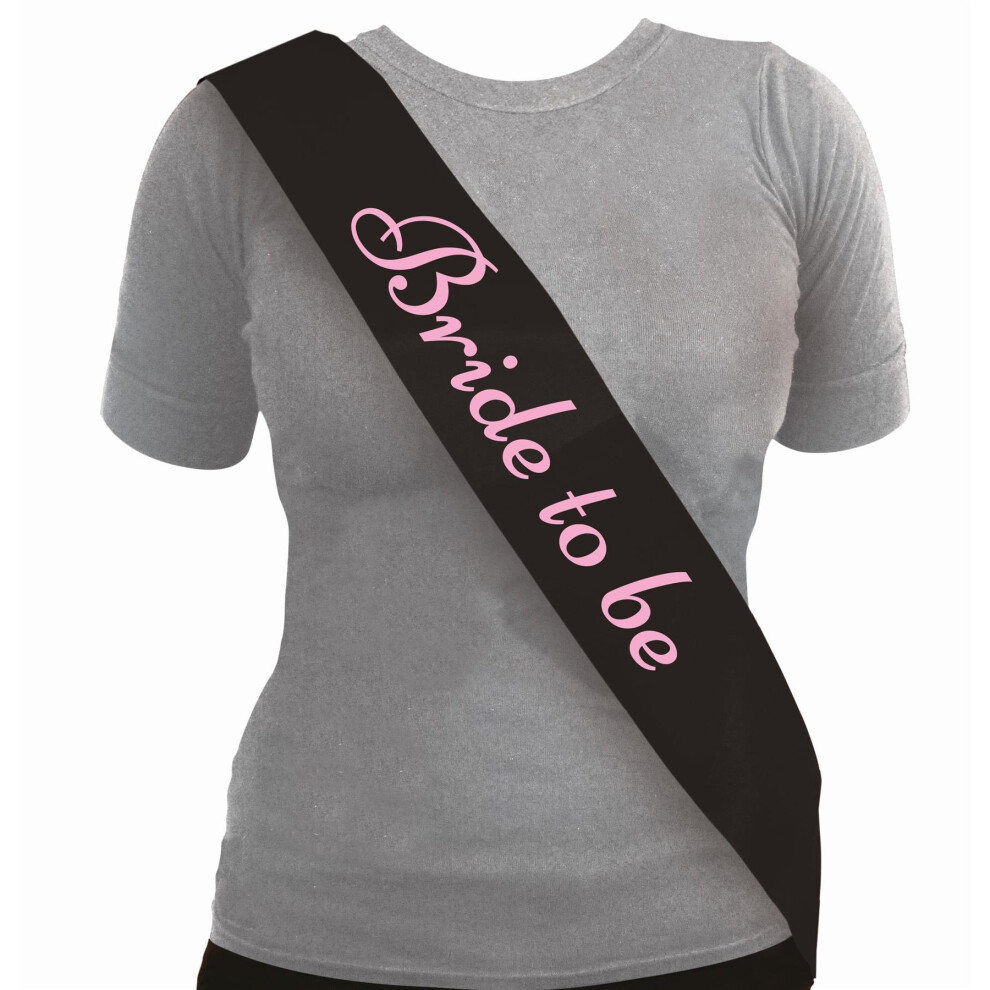 (Bride to Be) Black Hen Party Sashes