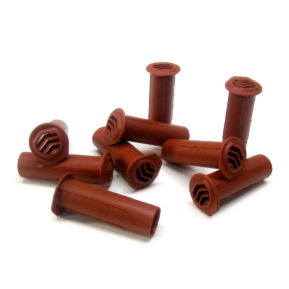 25 X Terracotta Round Drill Weep Vents Cavity Rendered, Retaining Walls 700425345365