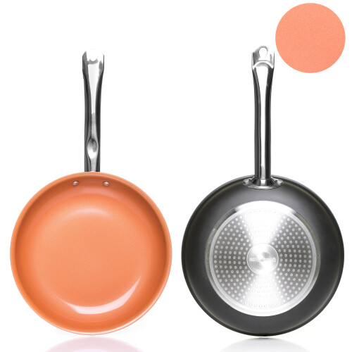 Home Icon Non Stick Copper Frying Pan Triple Ceramic Coating 26cm 1