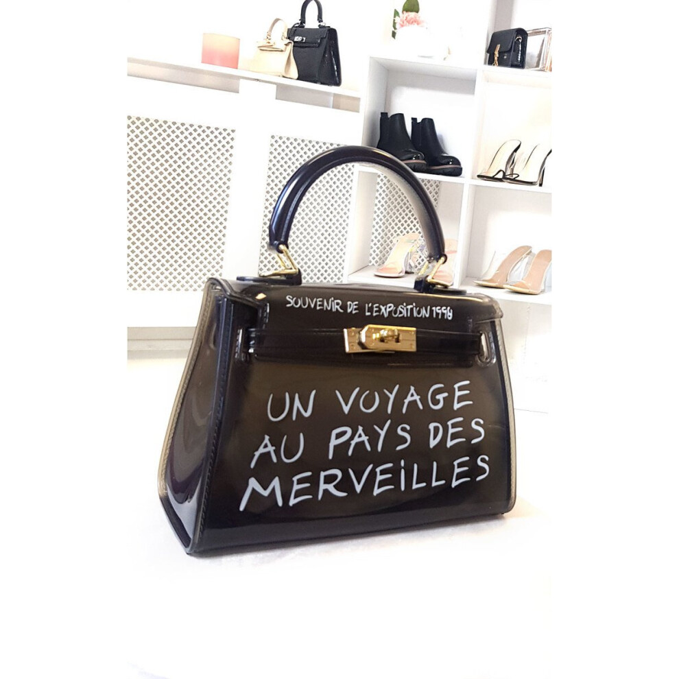 Ikrush Vrouwen Niena Heldere Slogan Handtas-image