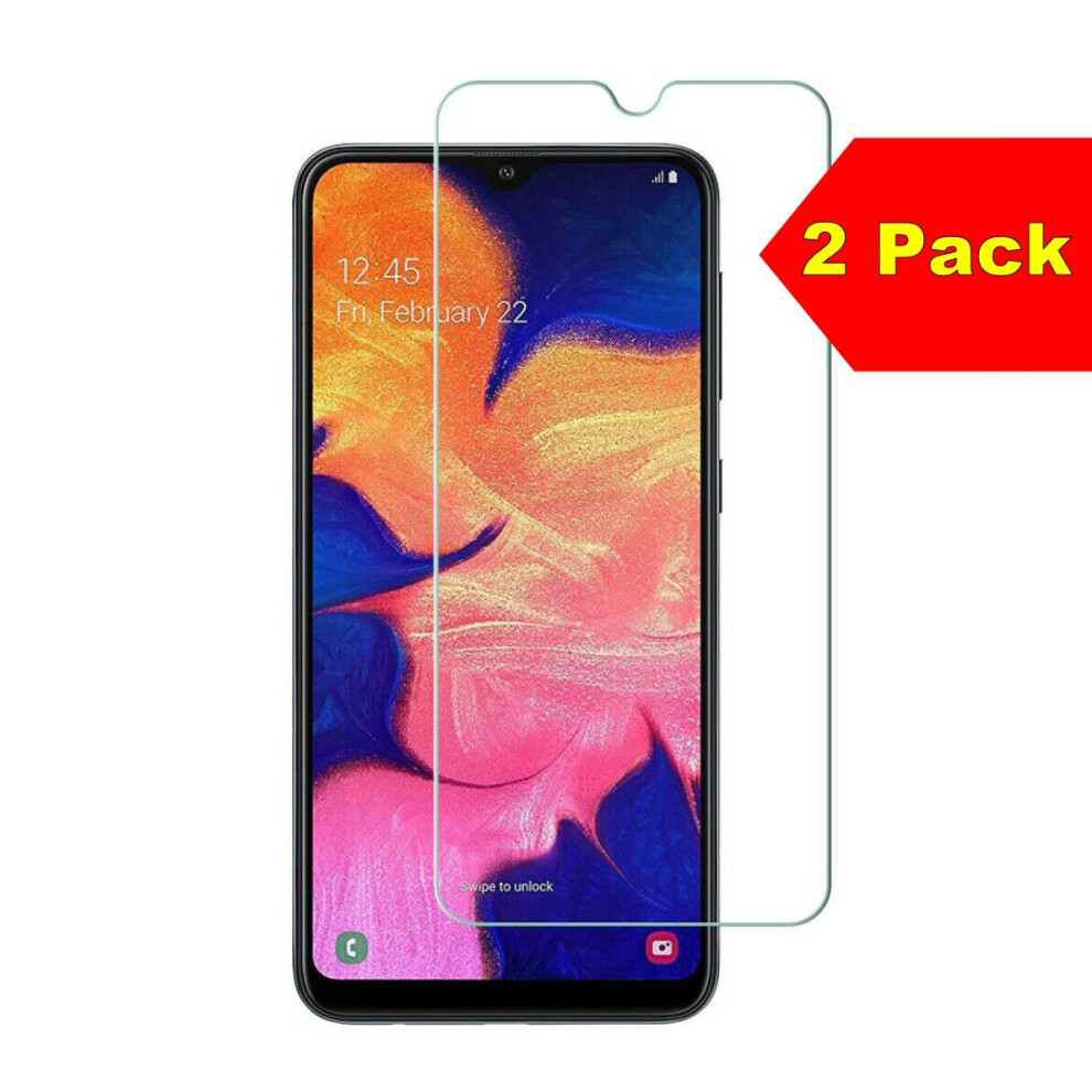 For Samsung Galaxy A40 - Twin Pack of 2 X Tempered Glass Screen Protectors