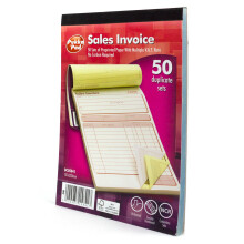 Sales Invoice Book NCR 50 Duplicate Sets Carbonless (Pack of 1)