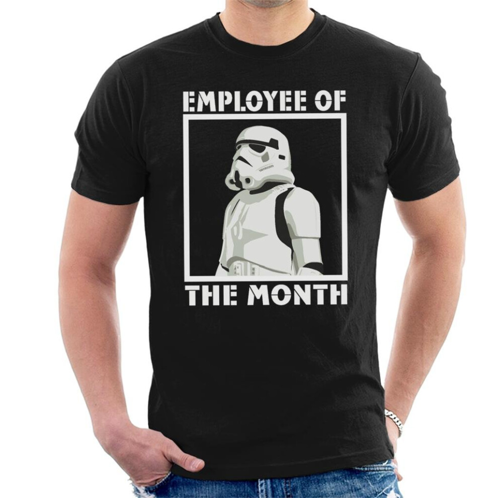 (X-Large, Black) Star Wars Stormtrooper Employee Of The Month Men's T-Shirt