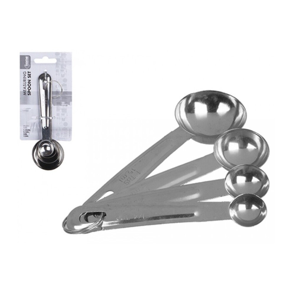 4pc Stainless Steel Measuring Spoons Baking Set
