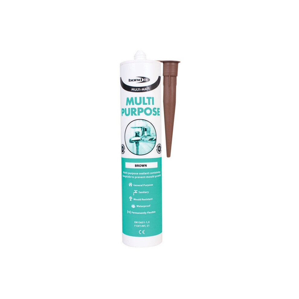 BOND IT Multimate Silicone sealant Brown - Image 4