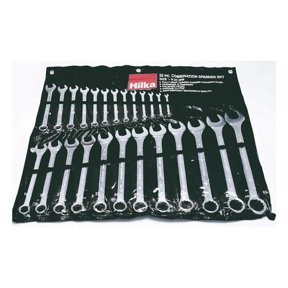 HILKA 25 PIECE SPANNER SET METRIC
