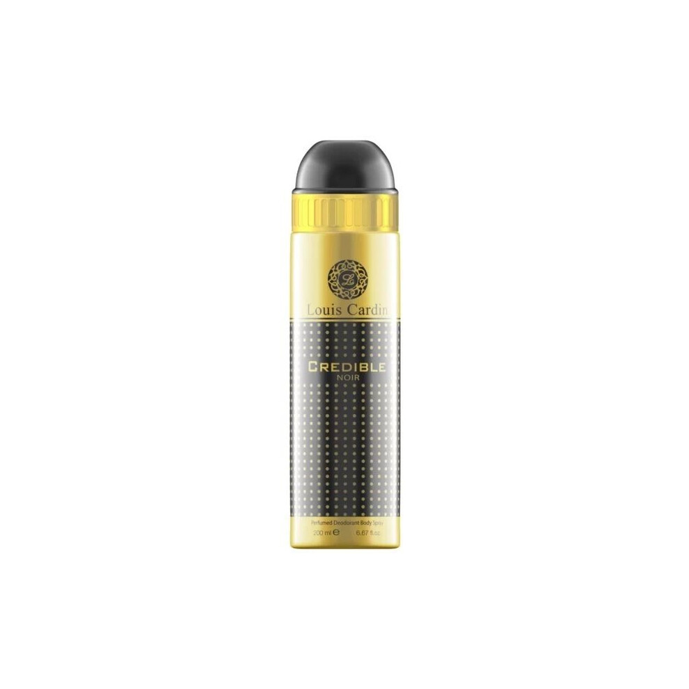 Louis Cardin Credible Noir - 200Ml Deodorant Spray