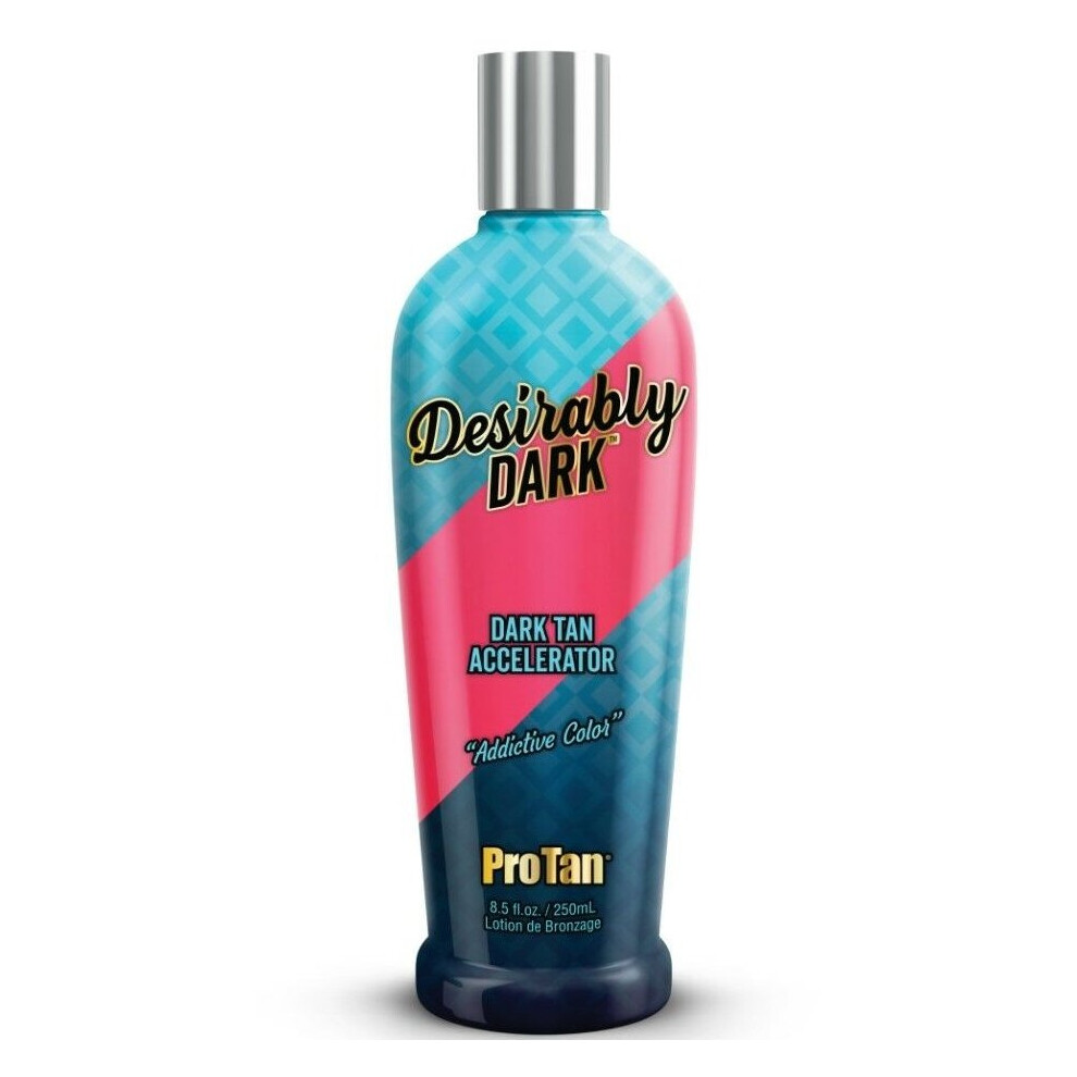 Pro Tan Desirably Dark Tan Accelerator Addictive Colour Tanning Lotion 250ml