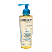 Bioderma Atoderm Doucheolie, Reinigingsolie Voor Gezicht & Lichaam, Voedende Reinigingsolie Voor Droge tot Atopische Huid