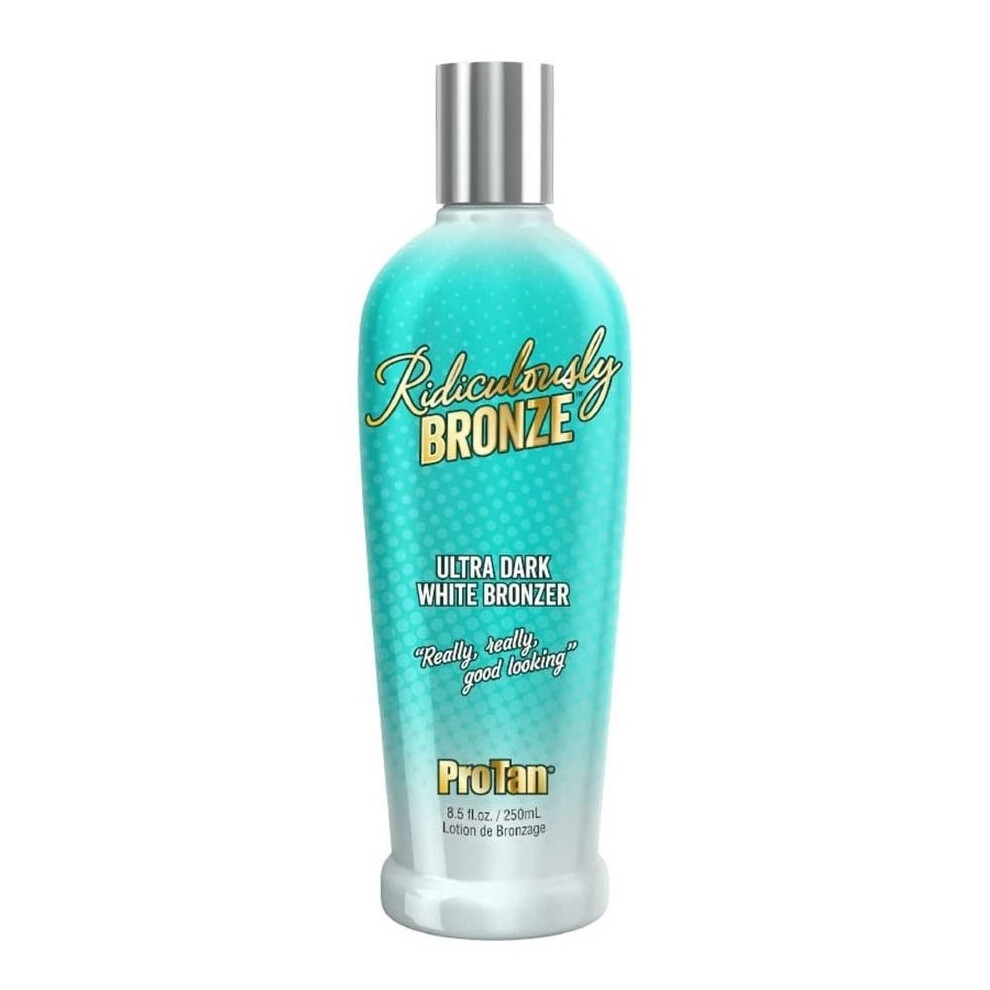 Pro Tan Ridiculously Bronze Ultra Dark White Bronzer Tanning Lotion 250ml