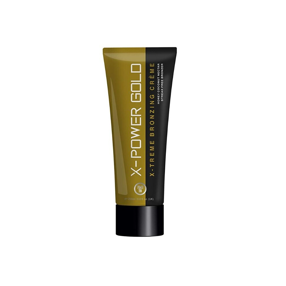 Power Tan X-Power Gold Bronzing Non Tingle Sunbed Accelerator Cream - 250ml