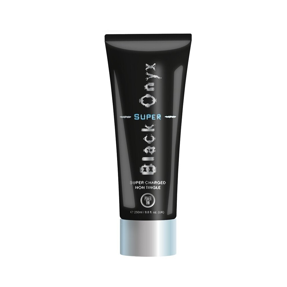 Power Tan Non-Tingle Tanning Lotion Accelerator For Sunbeds 250Ml Black/Onyx