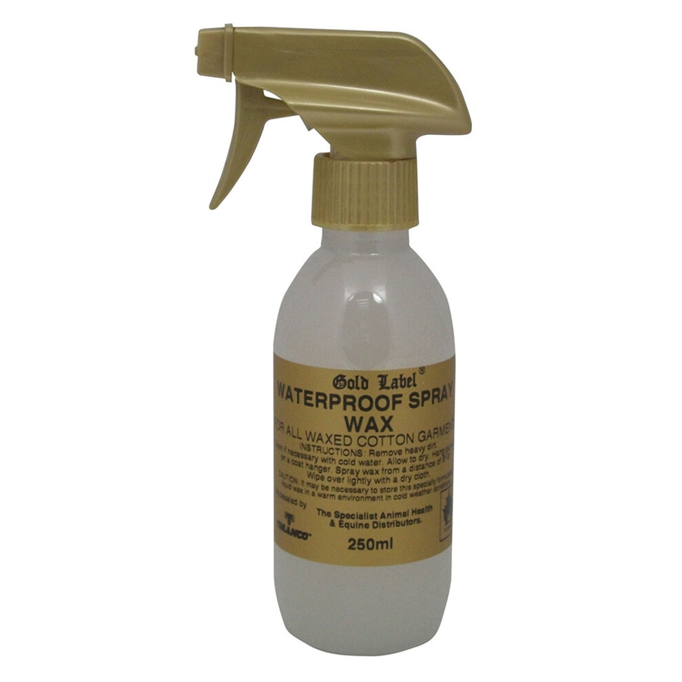 Gold Label Waterproof Wax Spray 250Ml 5035236002301