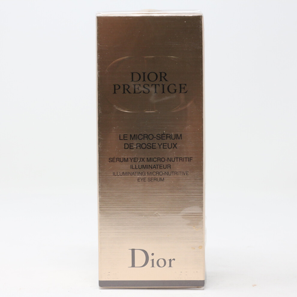 Dior Prestige Illuminating Micro-Nutritive Eye Serum  0.5oz/15ml New In Box