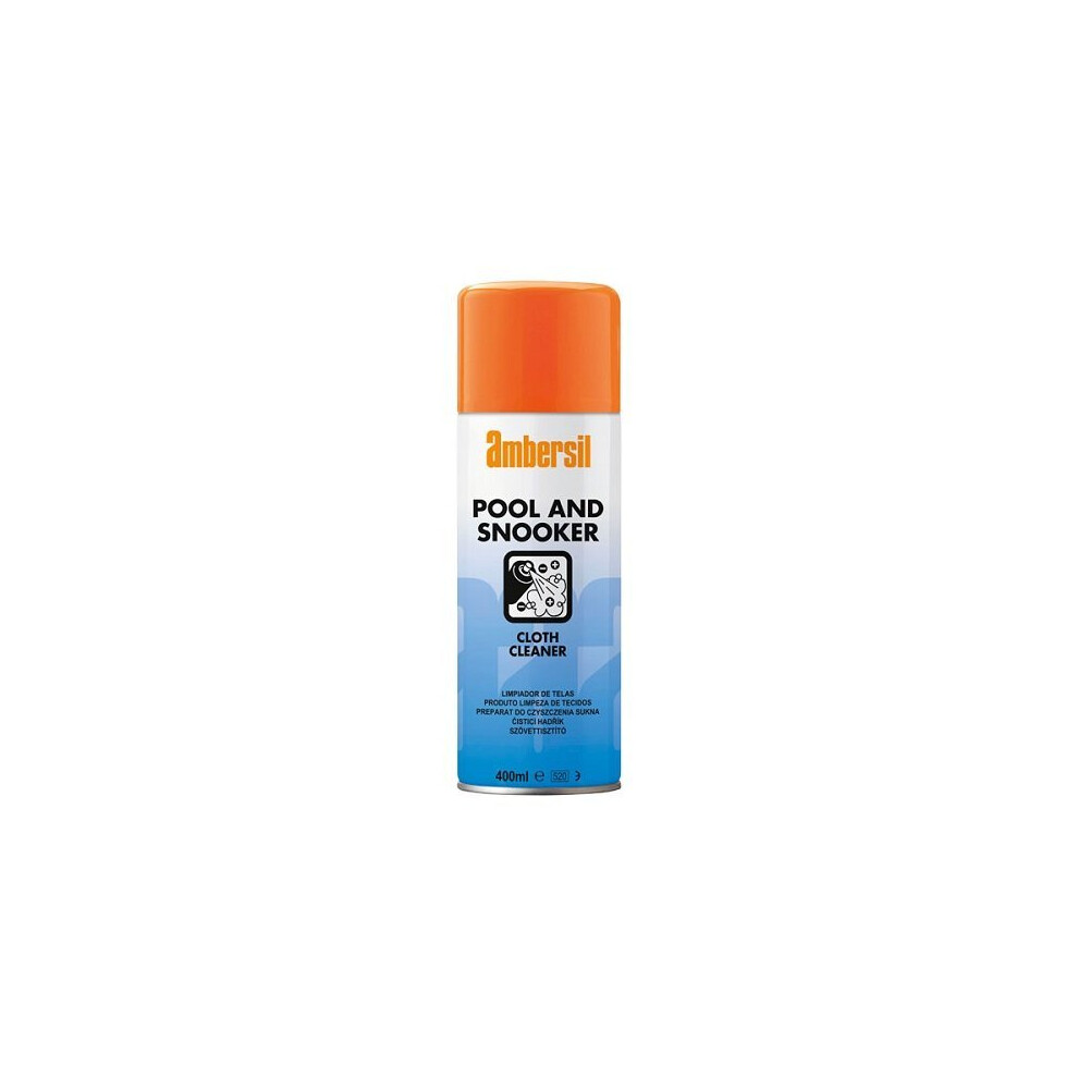Ambersil Pool & Snooker Baize Cloth Cleaner 400Ml Billiards 31632