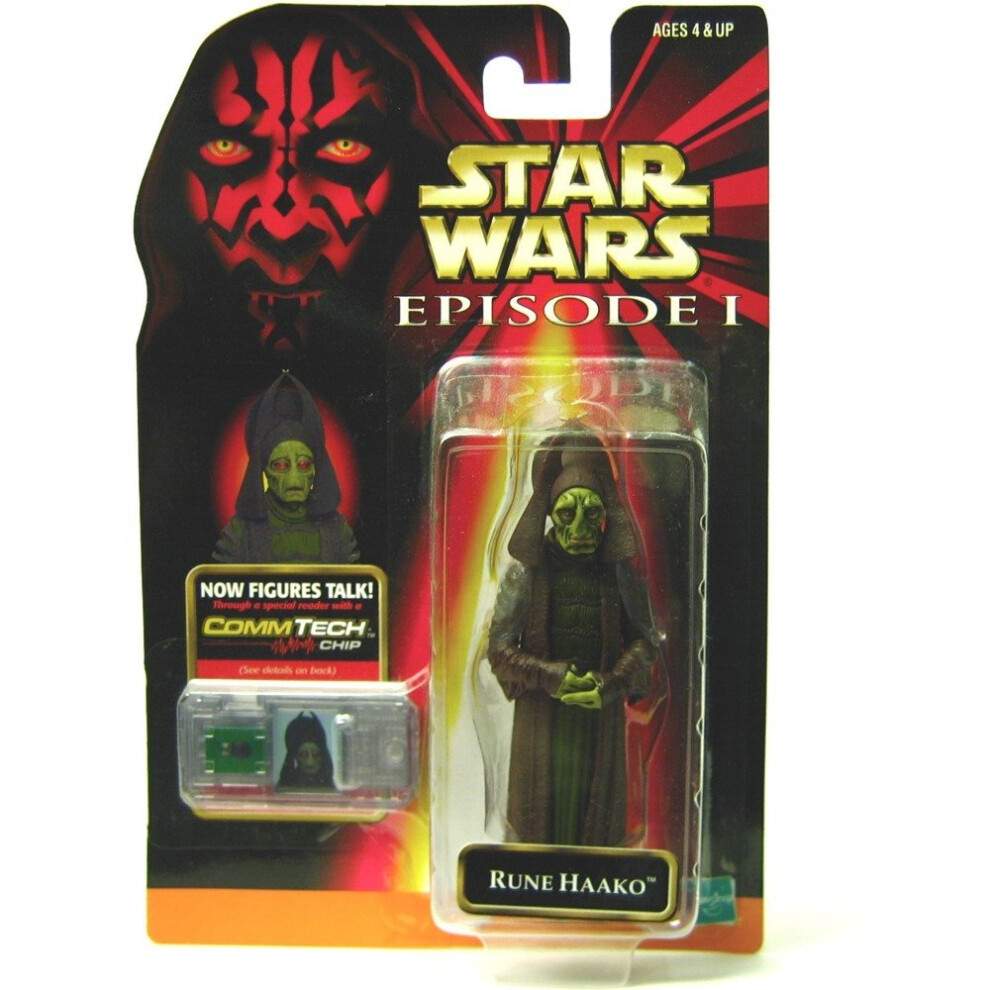 Star Wars Episode 1 Rune Haako 3.75 Inch Action Figure