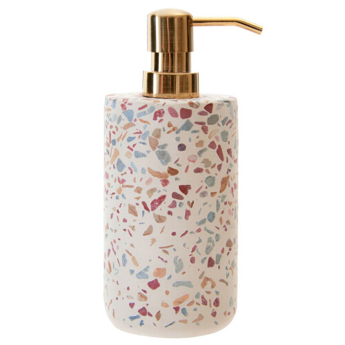Gozo Terrazzo Concrete Lotion Bathroom Shower Liquid Soap Dispenser Bath Pump