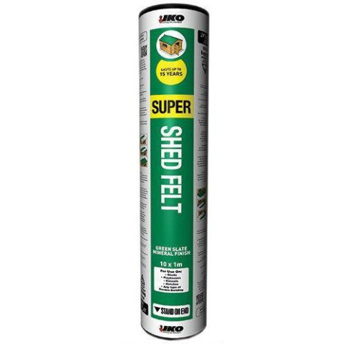 (Green Mineral) IKO Super Grade Polyester Shed Felt 8m x 1m