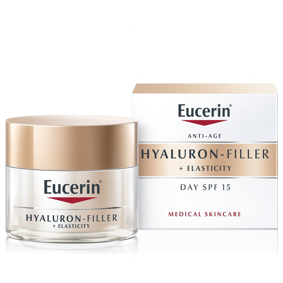 Eucerin Cream Anti-Age Hyaluron-Filler + Elasticity Day Spf15 50Ml