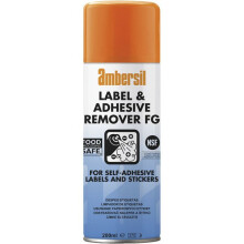 Ambersil 200ml Label & Adhesive Remover FOOD SAFE FG NSF K3 30254
