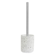 Gozo Bath Toilet Cleaning Brush & Holder Black Speckled Concrete Bath Accessory