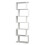 URBN Living (White, 6 Tier) Wooden S-Shaped Display Bookcase Storage Divider 1