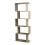 URBN Living (Oak, 5 Tier) Wooden S-Shaped Display Bookcase Storage Divider 1