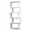 URBN Living (White, 5 Tier) Wooden S-Shaped Display Bookcase Storage Divider 1