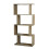 URBN Living (Oak, 4 Tier) Wooden S-Shaped Display Bookcase Storage Divider 1