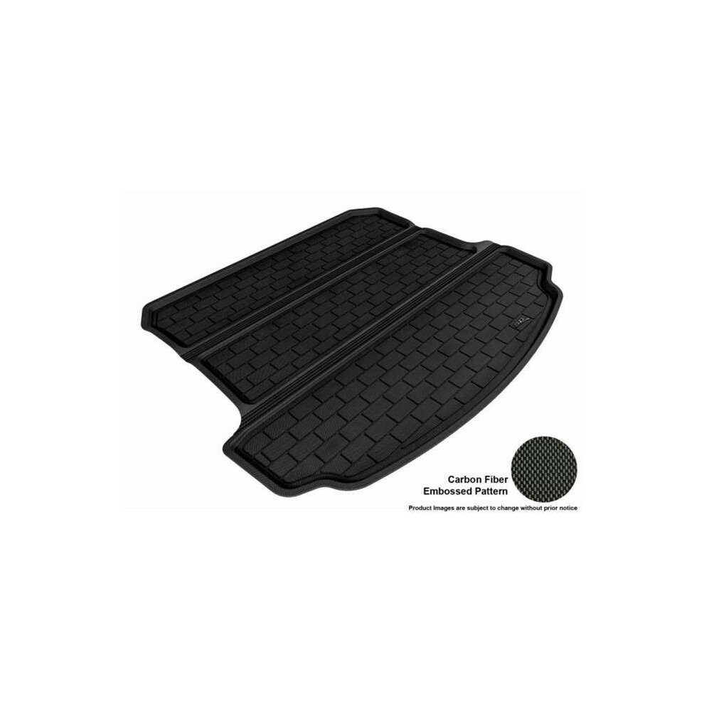 U Ace M1ac0041309 3D Maxpider Cargo Custom Fit All-Weather Kagu Floor Mat For 2007-2013 Acura Mdx Models - Behind 2Nd Seats Black 842132007072