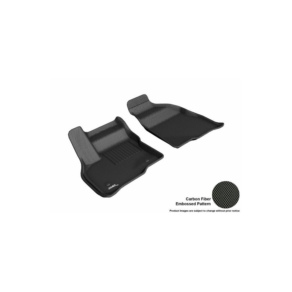 3D Maxpider L1ch08711509 Kagu R1 Floor Mat For 2017-2019 Chevrolet Bolt Ev, Black 190204036131