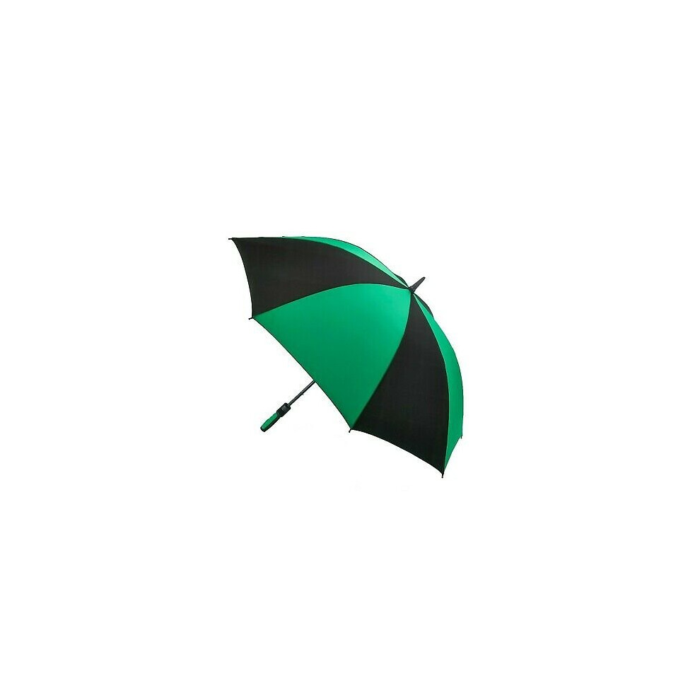 Fulton Cyclone Stick Umbrella, 100 cm, 1 L, Black/Green