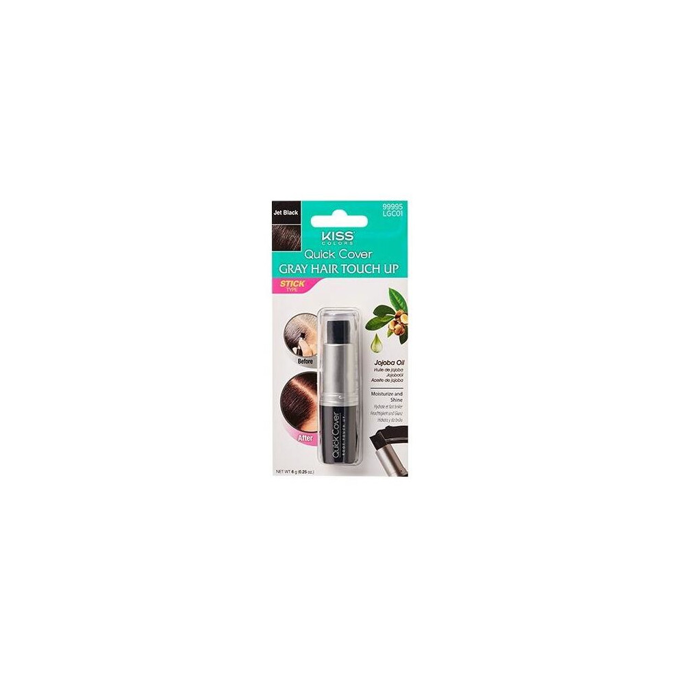 Kisscolors Kiss Quick Cover Touch Up Stick -Jet Black